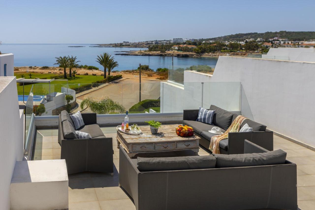 Protaras Villa Kalena Seafront Ngoại thất bức ảnh